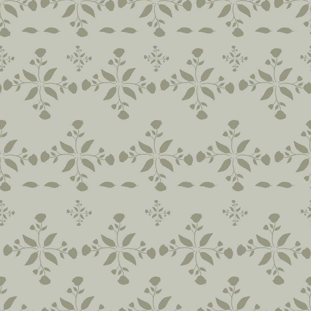 Bild på Leaves and round sprigs in Green - 1032901-01